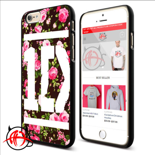 One Direction Floral Protective Phone Cases