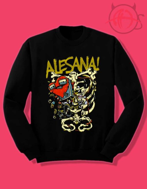 Alesana Skeleton Crewneck Sweatshirt