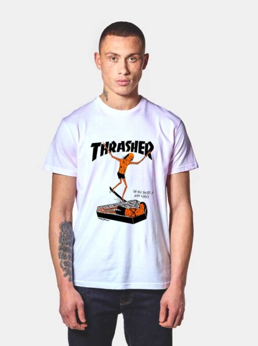 Thrasher Neck Face T Shirt