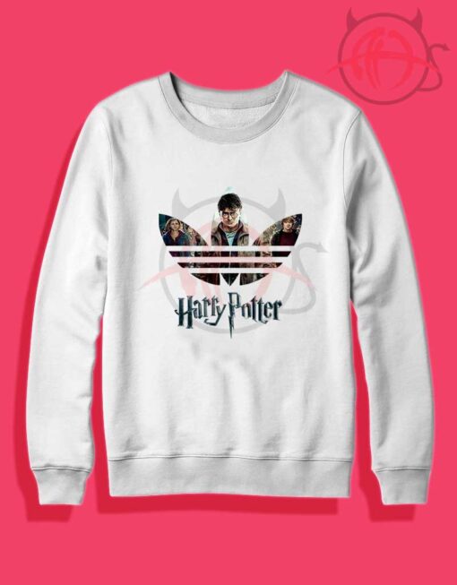 Funny Harry Potter Adidas Inspired Crewneck Sweatshirt
