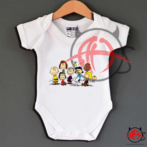 All Peanuts Together Baby Onesie