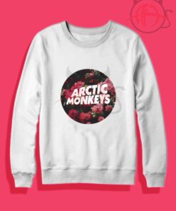 Arctic Monkeys Floral Crewneck Sweatshirt