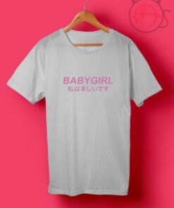 Baby Girl Japanese Pink T Shirts