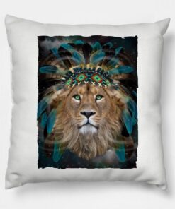 Chief of Dreams Lion Pillow Case