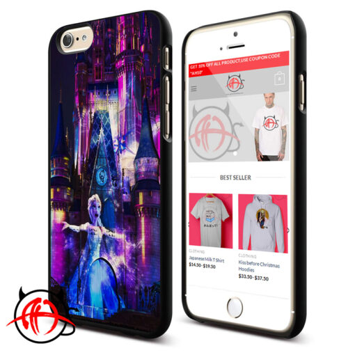 Beautiful Elsa And Disney Castle Phone Cases Trend