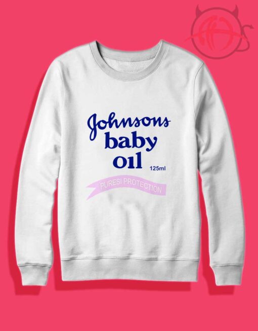 Johnson's Baby Oil Lotion Sweatshirt