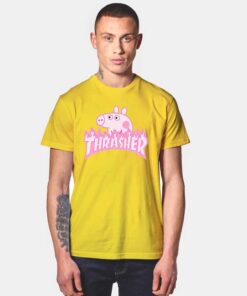 Peppa Pig X Thrasher Parody Yellow