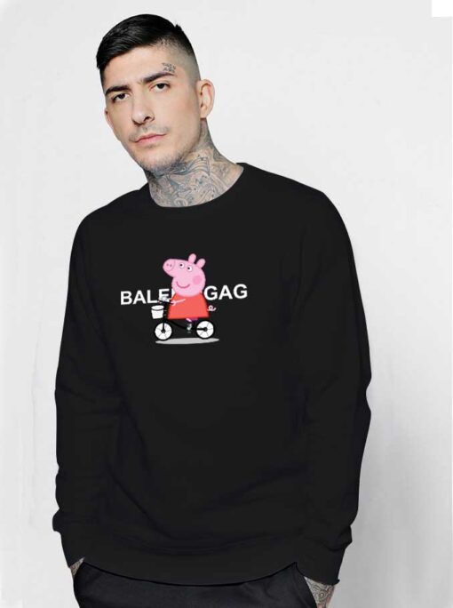Peppa Pig X Balenciaga Parody Sweatshirt