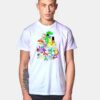 Nickelodeon Old School Group Characters T Shirt