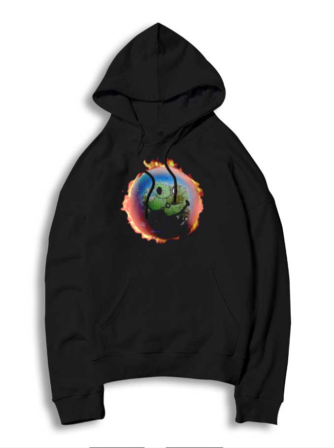 Best Buy The Scotts Smiling Burning Earth Travis Scott Hoodie On