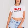Necessary Allowance of Personal Solitude Nasa Crop Top Shirt