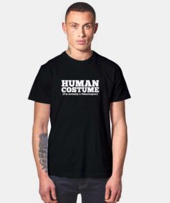 Human Costume I'm Actually Velociraptor T Shirt
