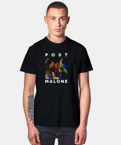 Post Malone Glitch Smoking T Shirt