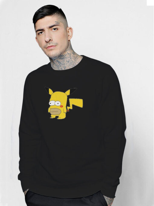 Homer Pikachu Funny Sweatshirt