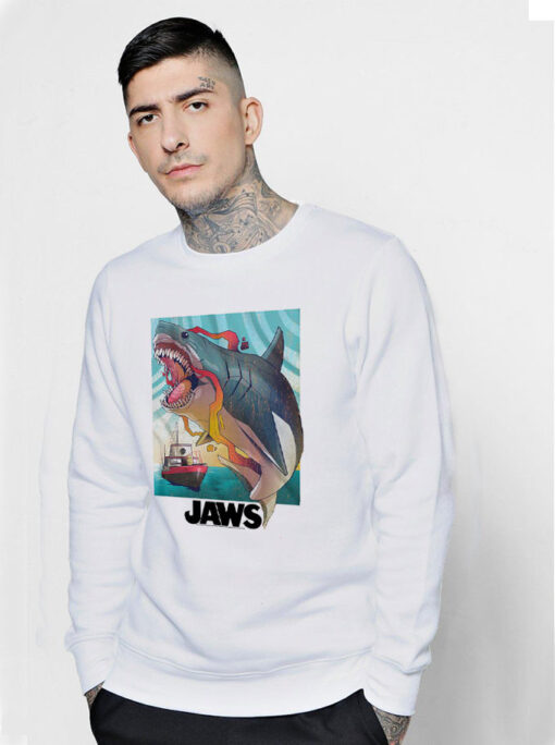 Jaws Colorful Retro Sweatshirt