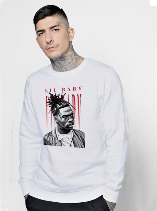 Lil Baby Rapper Graphic Vintage Sweatshirt