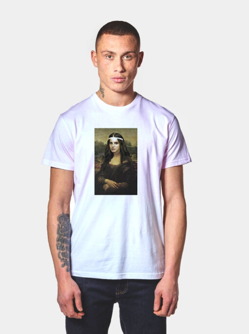 Mona Lisa Da Vinci Parody Lana Del Rey T Shirt